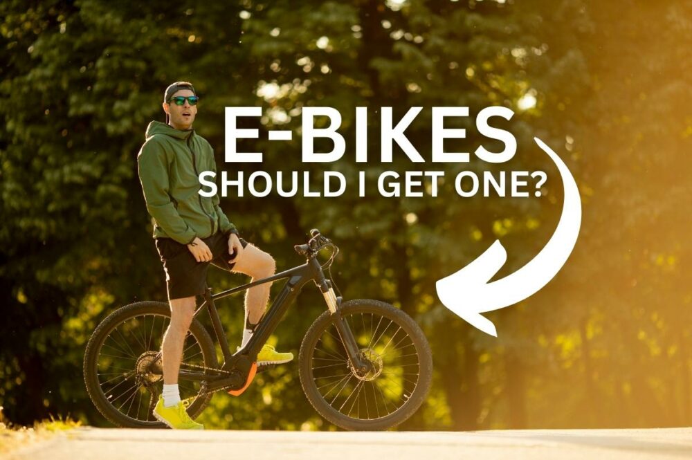 Man on ebike