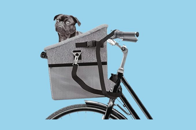 selka dog bike basket