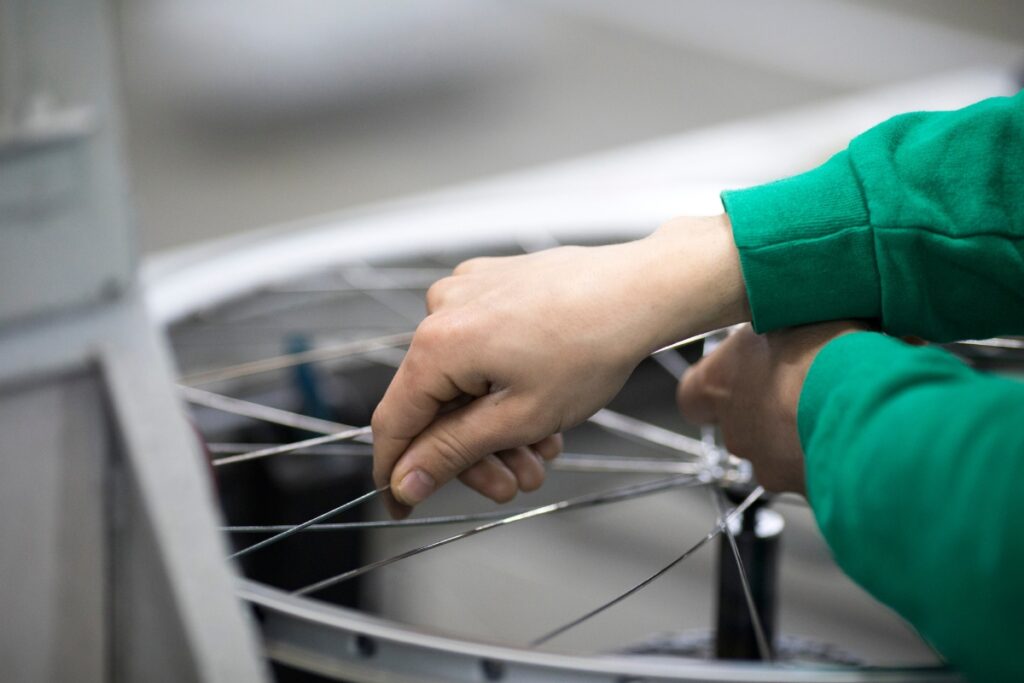 Bicycle Factory Worker
